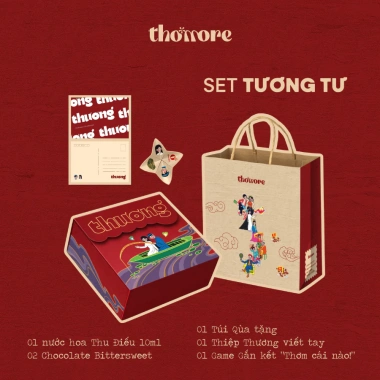 Quà Tặng Valentine 14/2 Tương Tư Thơmore x Bittersweet - Nước Hoa & Chocolate Thủ Công 568k 3