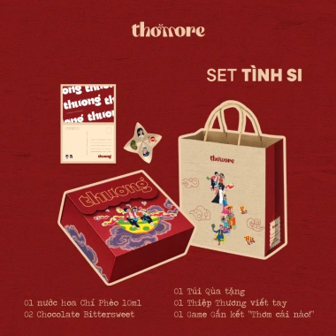 Quà Tặng Valentine 14/2 Tương Tư Thơmore x Bittersweet - Nước Hoa & Chocolate Thủ Công 568k 4