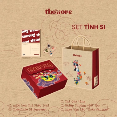 Quà Tặng Valentine Bạn Trai - TÌNH SI Thơmore x Bittersweet: Nước hoa & Chocolate Thủ Công 14/2, 568k 2