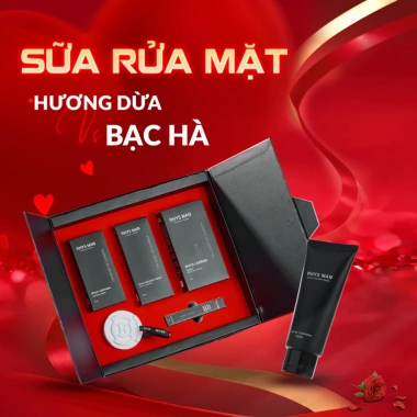 Quà tặng Valentine - Bộ 4 món: Sữa tắm gội 3in1 350ml, Dung dịch vệ sinh 120ml, Sữa rửa mặt 100ml, Nước hoa nam 10ml RHYS MAN - 659.000₫ 7
