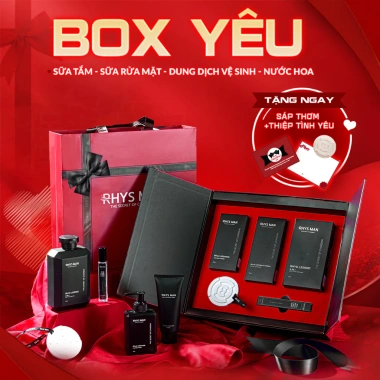 Quà tặng Valentine - Bộ 4 món: Sữa tắm gội 3in1 350ml, Dung dịch vệ sinh 120ml, Sữa rửa mặt 100ml, Nước hoa nam 10ml RHYS MAN - 659.000₫ 10