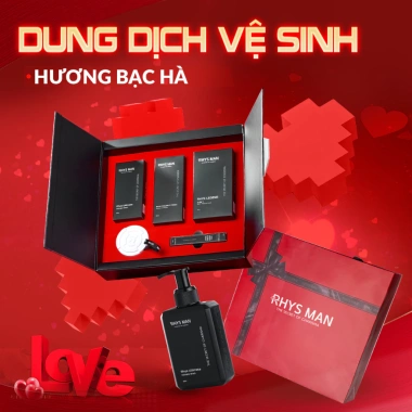 Quà Tặng Valentine RHYS MAN: 3in1 Sữa Tắm Gội 350ml, Dung Dịch 120ml, Sữa Rửa Mặt 100ml, Nước Hoa 10ml - 659.000₫ 5