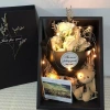 Quà Tặng Valentine YangYang Hoa Hồng Sáp Đèn LED và Gấu - Dành Cho Người Yêu 14/2 4