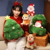 Quả Táo Giáng Sinh Nhồi Bông 2 trong 1 – Ông Noel, Tuần Lộc, Cây Thông, Gấu Bông, Người Tuyết 6