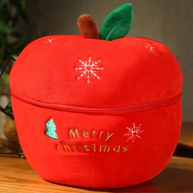Quả Táo Giáng Sinh Nhồi Bông 2 trong 1 – Ông Noel, Tuần Lộc, Cây Thông, Gấu Bông, Người Tuyết 10