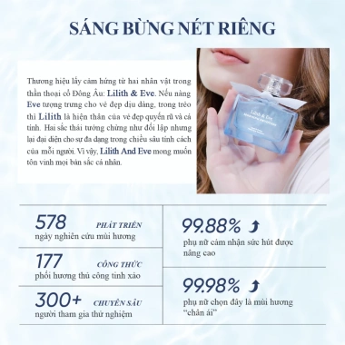 Quà Tết Nước hoa Lilith và Eve Morning Devotion 50ml nữ thơm lâu ngọt ngào, lưu hương 379k 5
