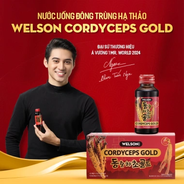 Quà Tết Nước Uống Đông Trùng Hạ Thảo Welson 10 chai 75ml - Sức đề kháng, Giá 257,998₫