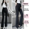 Quần Bầu ống loe vải Umi lạnh dày dặn, co giãn 4 chiều, siêu mát 4 mùa - Giá 138.000đ