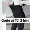 Quần Bầu ống loe vải Umi lạnh dày dặn, co giãn 4 chiều, siêu mát 4 mùa - Giá 138.000đ 3