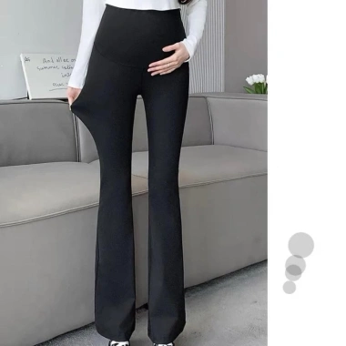 Quần Bầu ống loe vải Umi lạnh dày dặn, co giãn 4 chiều, siêu mát 4 mùa - Giá 138.000đ