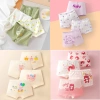 Quần chip đùi tam giác bé gái cotton kháng khuẩn với hình dễ thương Ebestore 3