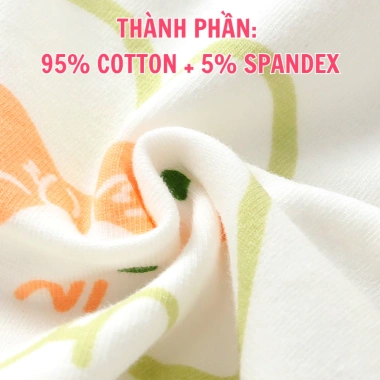 Quần chip đùi tam giác bé gái cotton kháng khuẩn với hình dễ thương Ebestore 4
