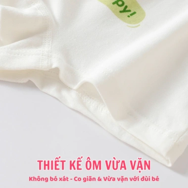 Quần chip đùi tam giác bé gái cotton kháng khuẩn với hình dễ thương Ebestore 7