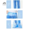 Quần đi mưa dùng một lần dày chân, áo mưa trong suốt du lịch ngoài trời, chống thấm, phù hợp xe đạp 6