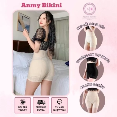 Quần Độn Mông Hông Gen Bụng Mút Đệm Thông Hơi Thun Ren Co Giãn 4 Chiều Tạo Dáng Đồng Hồ Cát - Giá 117.588 VND