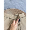 Quần Đùi Dạ Teck Chala Bigisze Lưng Cạp Cao 2 Khuy Màu Tết Noel Thanh Lịch Giá 130k 9