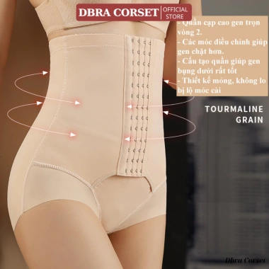 Quần Gen Nịt Bụng Định Hình DBRA CORSET - Cạp Cao Chống Cuộn 4 Nấc, Cài Siết Eo, Nâng Mông, Giá 230.000₫ 6