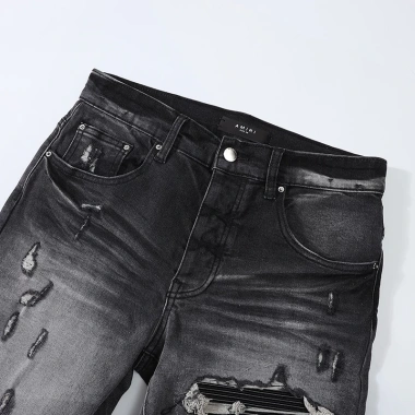 Quần jean nam ôm dáng đen co dãn cao cấp, thời trang hip hop - Giá 981.817₫ 3