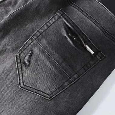 Quần jean nam ôm dáng đen co dãn cao cấp, thời trang hip hop - Giá 981.817₫ 7
