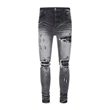 Quần jean nam ôm dáng đen co dãn cao cấp, thời trang hip hop - Giá 981.817₫ 10