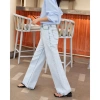 Quần Jean Nữ WLJ.0 Limited Blue Wide Leg Ống Rộng Lưng Cao – Xanh Sáng Bạc 439k 3