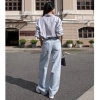 Quần Jean Nữ WLJ.0 Limited Blue Wide Leg Ống Rộng Lưng Cao – Xanh Sáng Bạc 439k 5