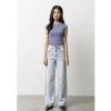 Quần Jean Nữ WLJ.0 Limited Blue Wide Leg Ống Rộng Lưng Cao – Xanh Sáng Bạc 439k 6