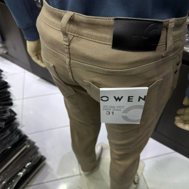Quần Jeans Nam Owen Màu Nâu Slim Fit Co Giãn - Giá Sale 637.000₫, Đánh Giá Cao