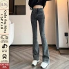 Quần jeans nữ ống loe co giãn, ống đứng rộng Hottrend 2.023 LUNA T023 chỉ 99.000₫ 6