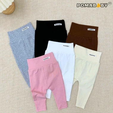 Quần Legging Dài Cạp Cao Đũng Bỉm Vải Thun Co Giãn Siêu Mềm Giá 58k POMABABY Quần Legging Dài Cạp Cao Đũng Bỉm Vải Thun Co Giãn Siêu Mềm Giá 58k POMABABY