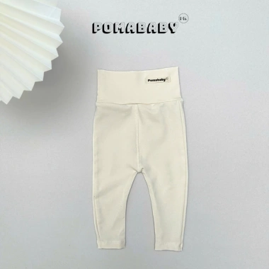 Quần Legging Dài Cạp Cao Đũng Bỉm Vải Thun Co Giãn Siêu Mềm Giá 58k POMABABY 7