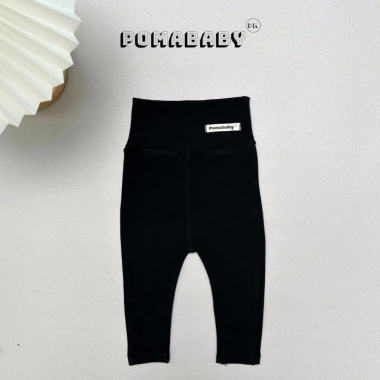 Quần Legging Dài Cạp Cao Đũng Bỉm Vải Thun Co Giãn Siêu Mềm Giá 58k POMABABY 10
