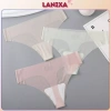 Quần lót lọt khe nữ su trơn trong suốt, mềm mịn, mỏng nhẹ, viền ép đáy cotton kháng khuẩn LANIXA L617 - 30.000đ