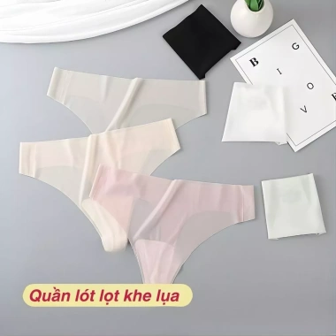 Quần lót lọt khe nữ su trơn trong suốt, mềm mịn, mỏng nhẹ, viền ép đáy cotton kháng khuẩn LANIXA L617 - 30.000đ 4