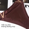 Quần lót nữ lụa bóng không viền chữ V, bikini cạp kim loại thể thao gợi cảm - Giá chỉ 55.000₫ 5