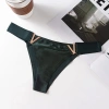 Quần lót nữ lụa bóng không viền chữ V, bikini cạp kim loại thể thao gợi cảm - Giá chỉ 55.000₫ 10