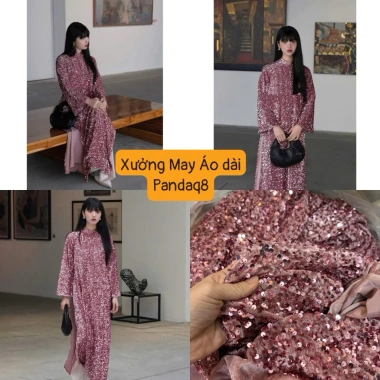 Quần nhung sequin kim sa công nghệ, nhiều màu bling bling, phù hợp sân khấu và ngày Tết - kèm áo dài, giảm giá 20%
