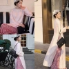 Quần nhung sequin kim sa công nghệ, nhiều màu bling bling, phù hợp sân khấu và ngày Tết - kèm áo dài, giảm giá 20% 5