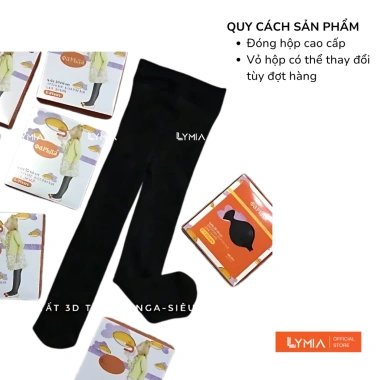 Quần tất trẻ em LYMIA 3D bé gái 3-12 tuổi, siêu chất, giá ưu đãi 75.000 VND 7