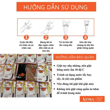 Quần tất trẻ em LYMIA 3D bé gái 3-12 tuổi, siêu chất, giá ưu đãi 75.000 VND 9