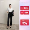 Quần tây nữ RUZA ống đứng đen thời trang văn phòng – Giá ưu đãi 459.000đ