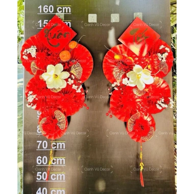 Quạt Decor Tết Đỏ Hoa Mai size đại 2.026 - Giá ưu đãi 158.000đ, giảm so với 205.400đ 5 Quạt Decor Tết Đỏ Hoa Mai size đại 2.026 - Giá ưu đãi 158.000đ, giảm so với 205.400đ 5
