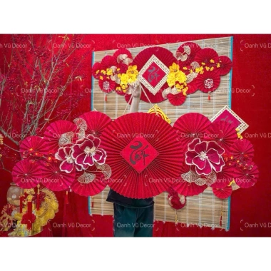 Quạt Decor Tết Đỏ Hoa Mai size đại 2.026 - Giá ưu đãi 158.000đ, giảm so với 205.400đ 8 Quạt Decor Tết Đỏ Hoa Mai size đại 2.026 - Giá ưu đãi 158.000đ, giảm so với 205.400đ 8