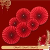Quạt giấy đỏ Phương Decor - Phụ kiện trang trí Tết, lễ hội, giá 20.000₫ 5