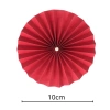 Quạt giấy đỏ Tết - Đường kính 10-40cm, gắn ngọc, set quà tặng, chỉ 4.000đ 5