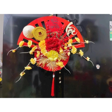 Quạt giấy trang trí Tết - Khánh treo Tết giá 140.000 (giảm từ 170.800) – Độc đáo, sinh khí 3