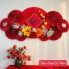 Quạt Hồng Trang Trí Tết Cỡ Lớn Set Nguyên Liệu Quạt Hoa Decor, Giấy Gấp Sẵn, Hoa Phụ Kiện Sang Trọng, Giá 99.900đ 6