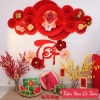 Quạt Hồng Trang Trí Tết Cỡ Lớn Set Nguyên Liệu Quạt Hoa Decor, Giấy Gấp Sẵn, Hoa Phụ Kiện Sang Trọng, Giá 99.900đ 8