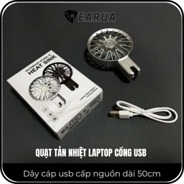 Quạt Tản Nhiệt Laptop GR5 Gắn Giá Đỡ - Làm Mát, Chống Nóng Máy, Giá 48.999₫ 7