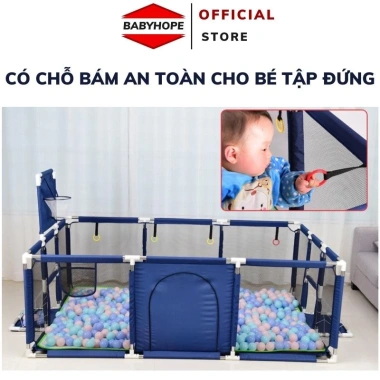 Quây bóng nhà bóng bé hình lục giác vuông chữ nhật khung inox tặng 10 bóng giá 239.000đ 6